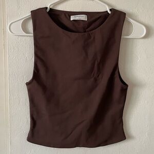 Brown Aritzia Babaton contour tank top, only worn once.